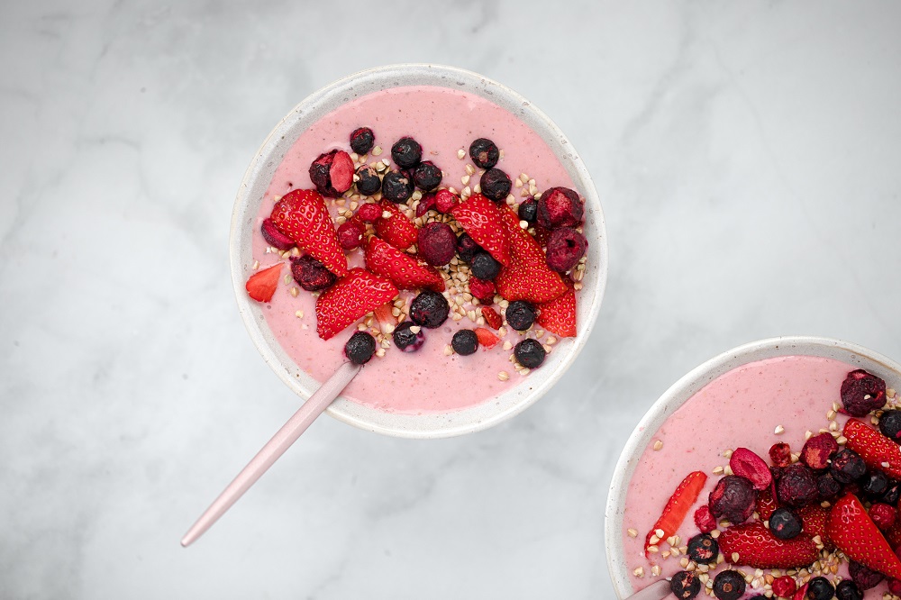 Vegan smoothie bowls