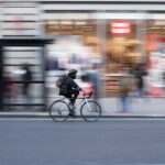 man on bicycle