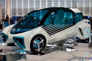 hydrogen fuel cell vehicle.